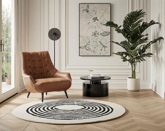 Hand-Tufted Wool Rug | Modern Home Decor