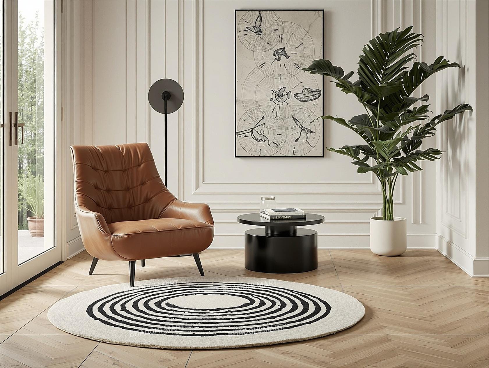 Hand-tufted Wool Rug | Modern Home Decor - Etsy