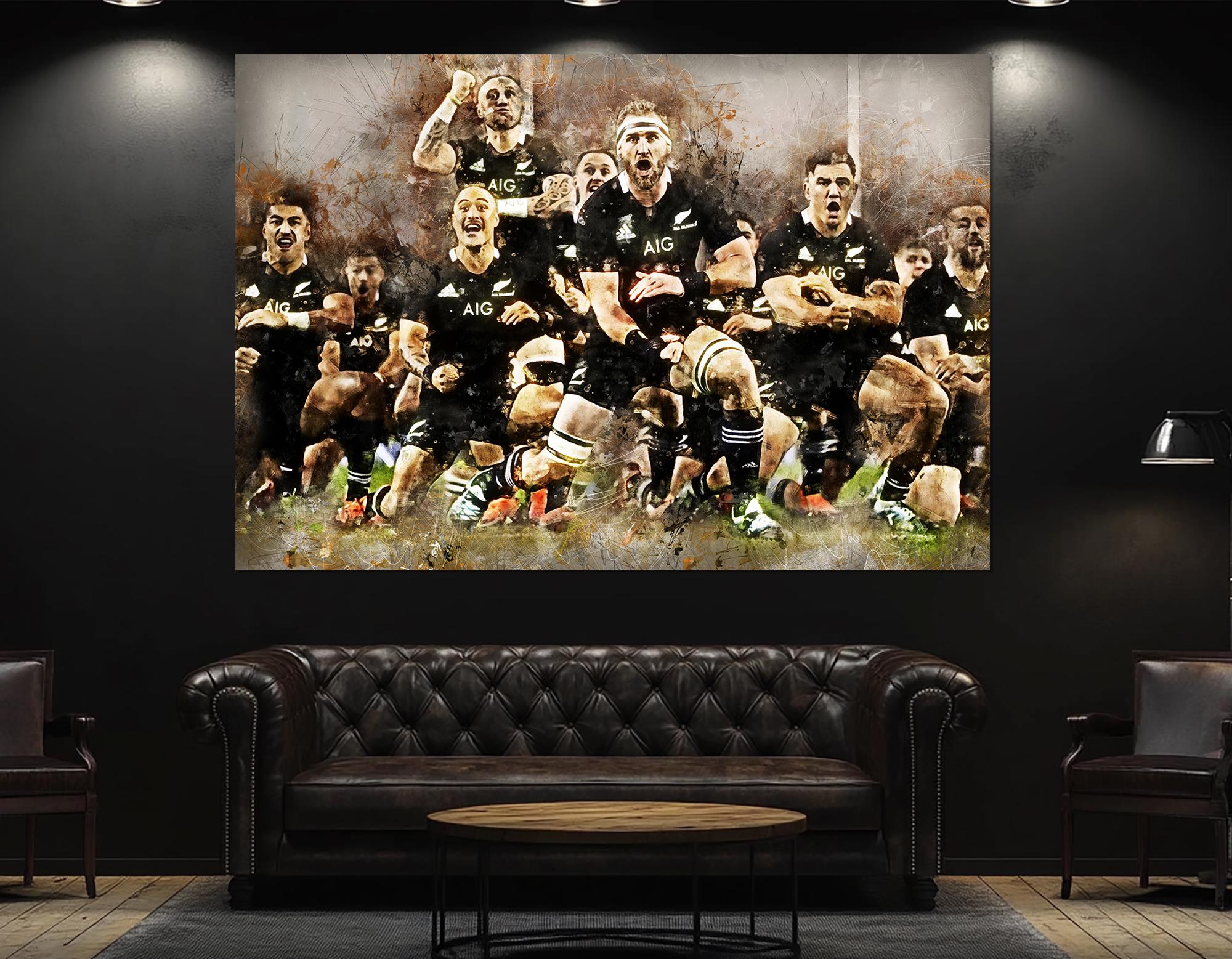 NZ オールブラックス　HAKA タペストリー　壁飾り NZ オールブラックス HAKA タペストリー 壁飾り New Zealand
