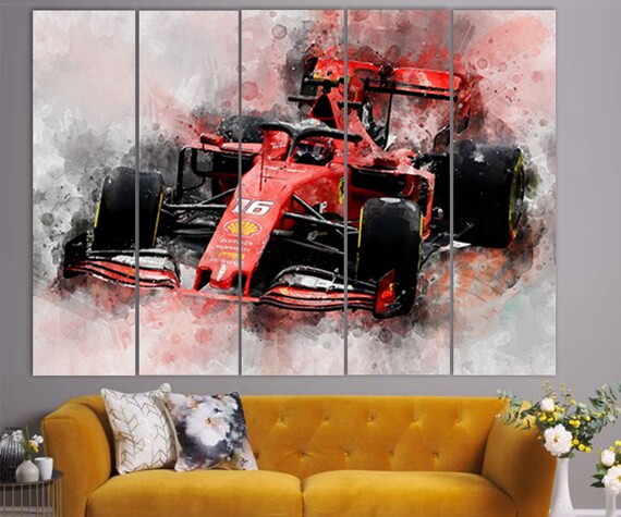 Charles Leclerc F1 Pit Stop Race 5 Piece Canvas Wall Art Poster Print Home Decor Charles Leclerc F1 Pit Stop Race 5 Piece Canvas Wall Art Poster Print Home Decor