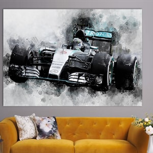 Nico Rosberg Canvas Print, Mercedes Wall Decor, Canvas Wall Art, F1 Fan Gift, Sports Wall Art, Nico Rosberg Fan Gift, Sports Room Decor