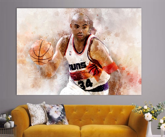 NBAチャールズバークレー ［ゴジラVSバークレー］超貴重ポスター 90's