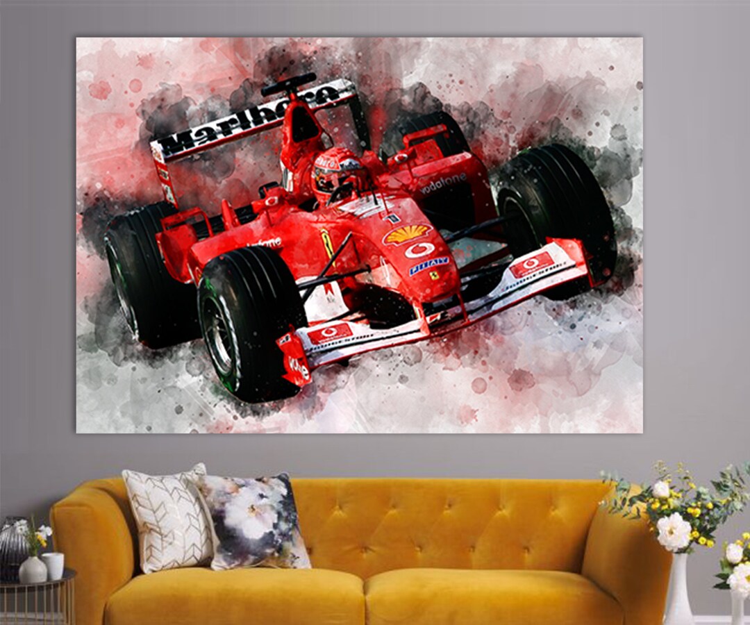 F1グランプリ　ミハエルシューマッハ　額装パネル写真 ネットで注文 F1グランプリ ミハエルシューマッハ 額装パネル