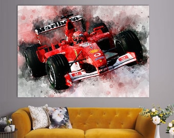 ミハエル・シューマッハ、元 F1 世界チャンピオン、額入り保証付き