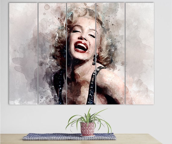 Demonteer prachtig levenslang Marilyn Monroe Canvas Print Marilyn Monroe Wall Art Canvas - Etsy België