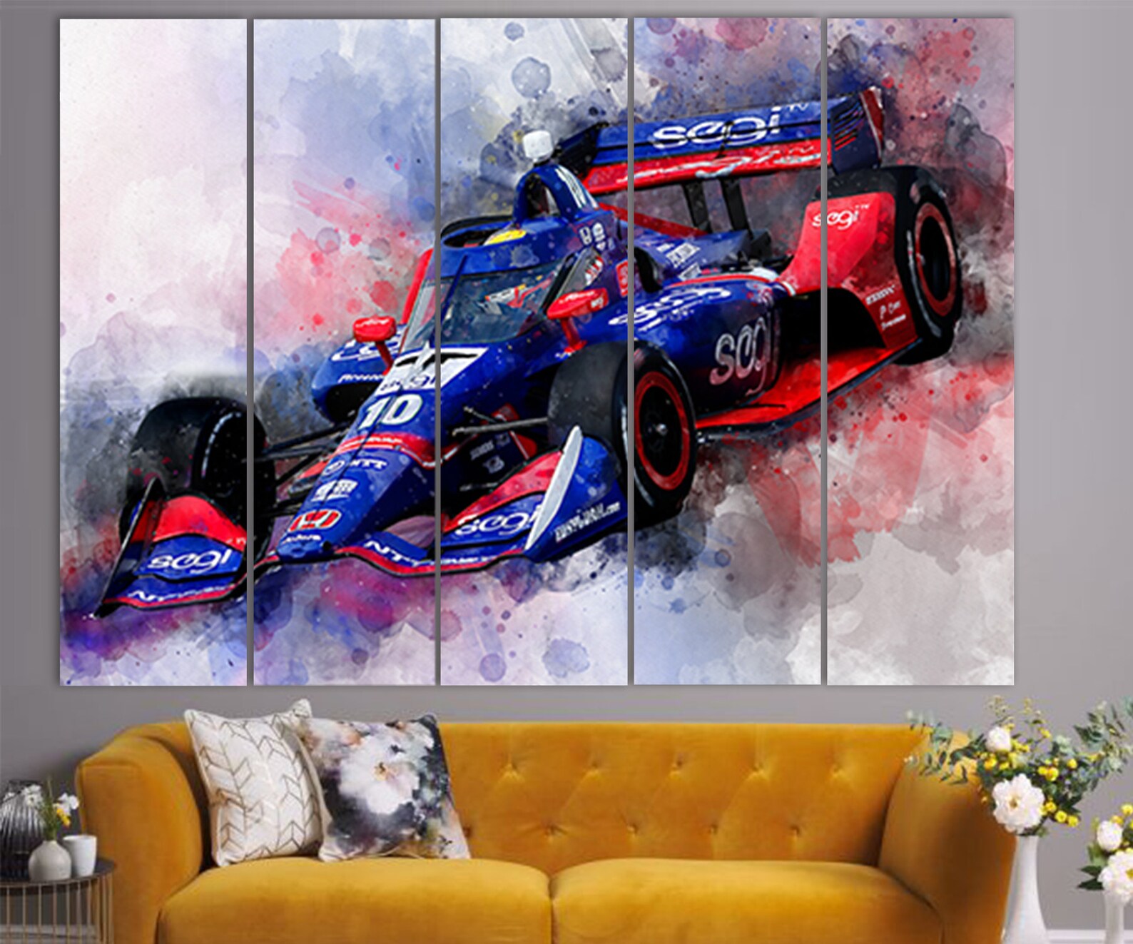 Alex Palou Canvas Print IndyCar Wall Art Canvas Wall Art | Etsy