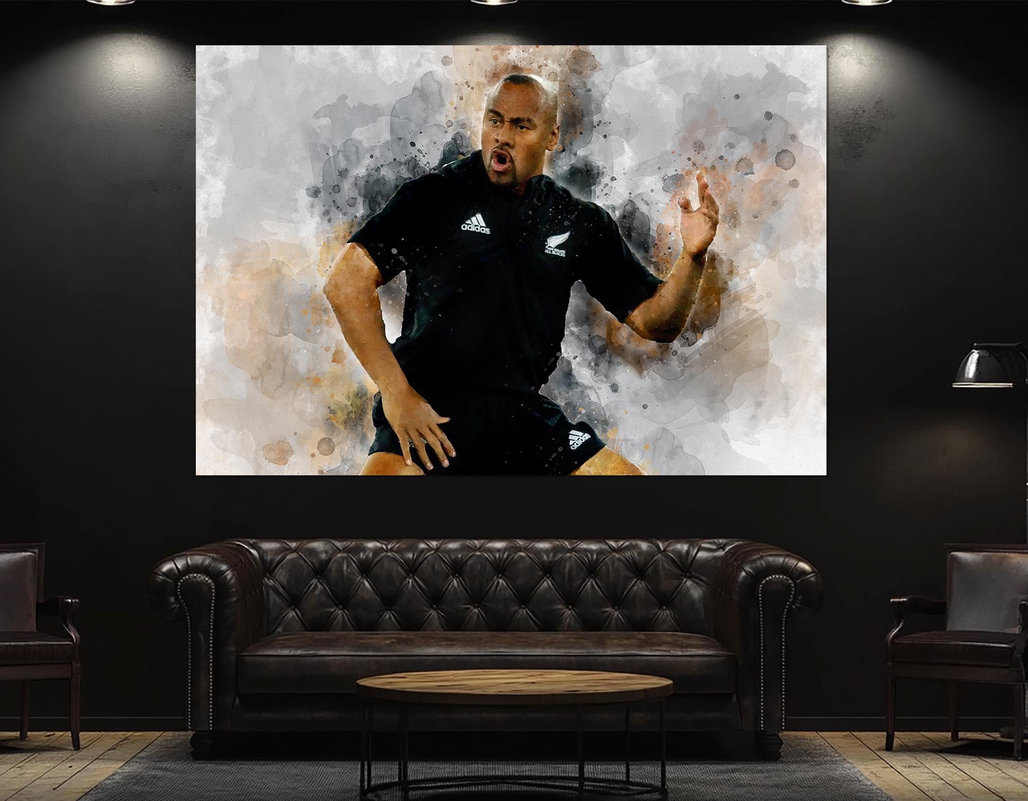All Blacks Rugby Print - Etsy