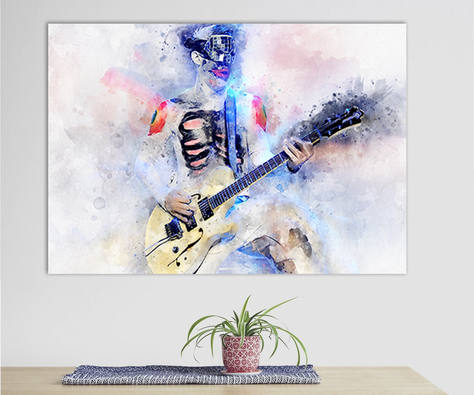 Wes Borland Canvas Print Wes Borland Room Decor Limp Bizkit Etsy