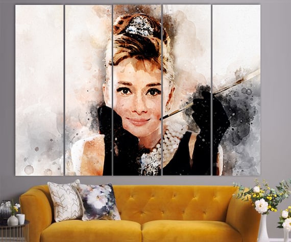 Audrey hepburn wall art discount