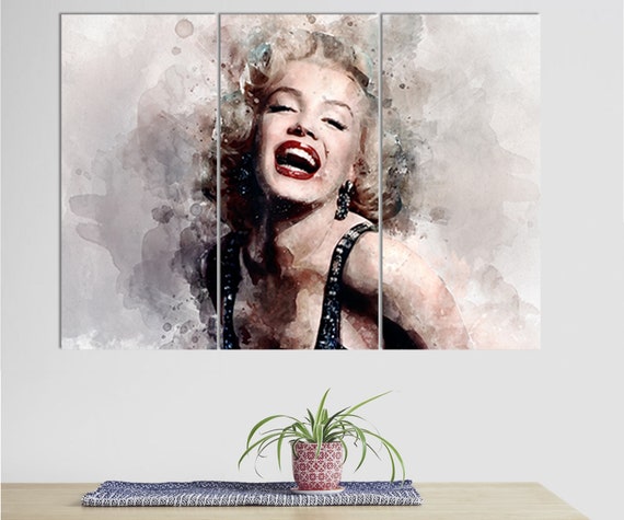 Demonteer prachtig levenslang Marilyn Monroe Canvas Print Marilyn Monroe Wall Art Canvas - Etsy België
