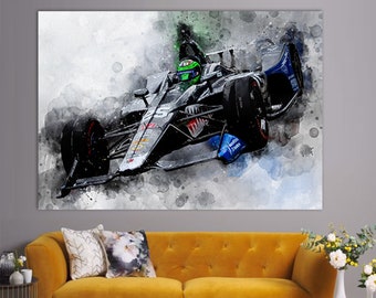 Conor Daly Canvas Print, IndyCar Wall Art, Canvas Wall Art, IndyCar Fan Gift, Racing Room Decor, Conor Daly Fan Gift, Conor Daly Poster