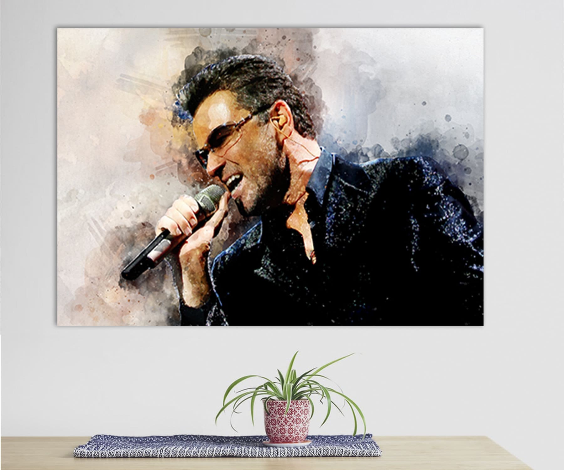 Michael Canvas Print Michael Art Canvas Wall Etsy