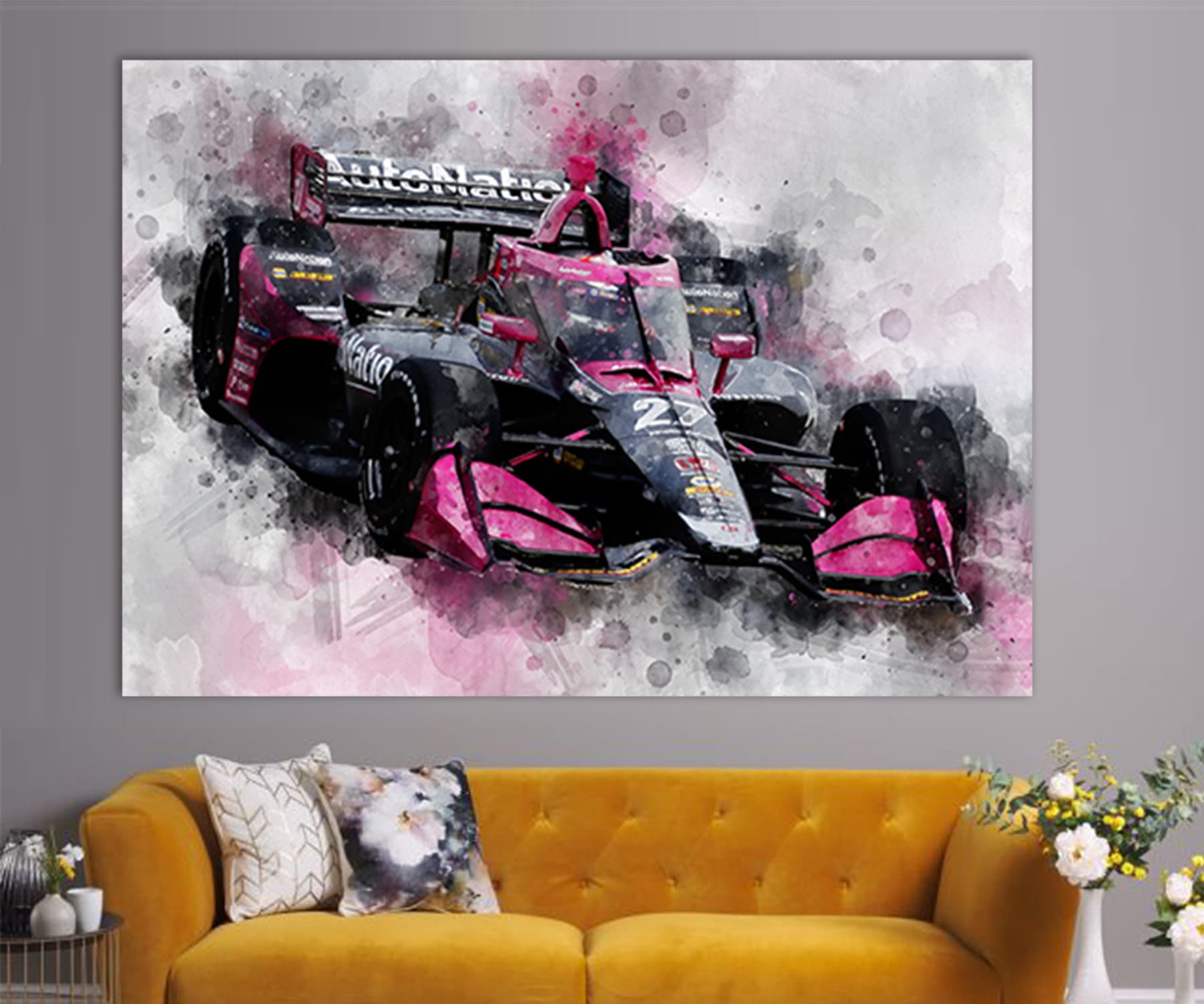 Alexander Rossi Canvas Print IndyCar Wall Art Canvas Wall | Etsy