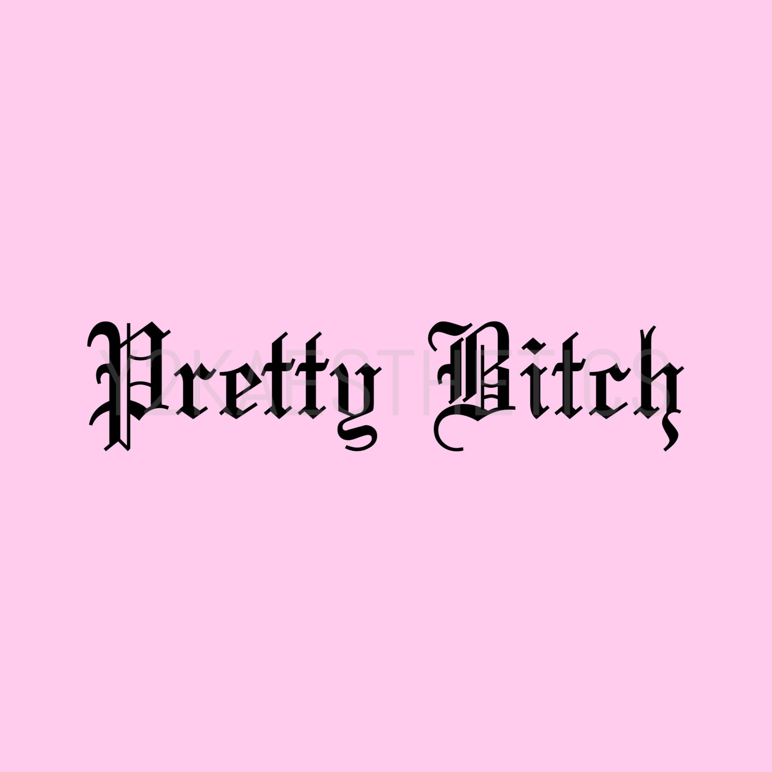 Pretty Bitch Svg - Etsy