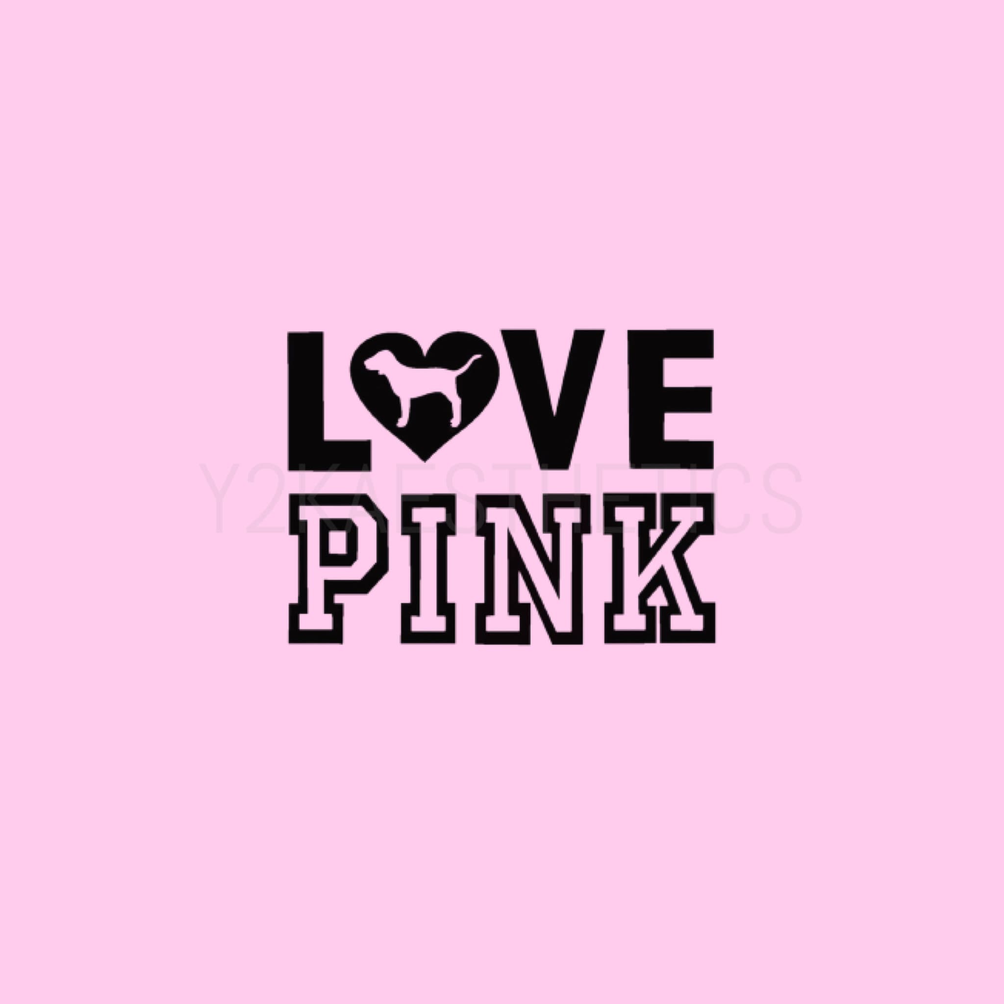 LOVE PINK Victorias Secret SVG Digital Download