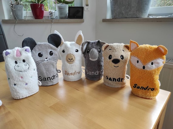 Kinder Waschhandschuh Bär - Süßer Waschlappen In Tierform Von Kosmetex