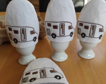 Egg warmer made of felt camping motorhome