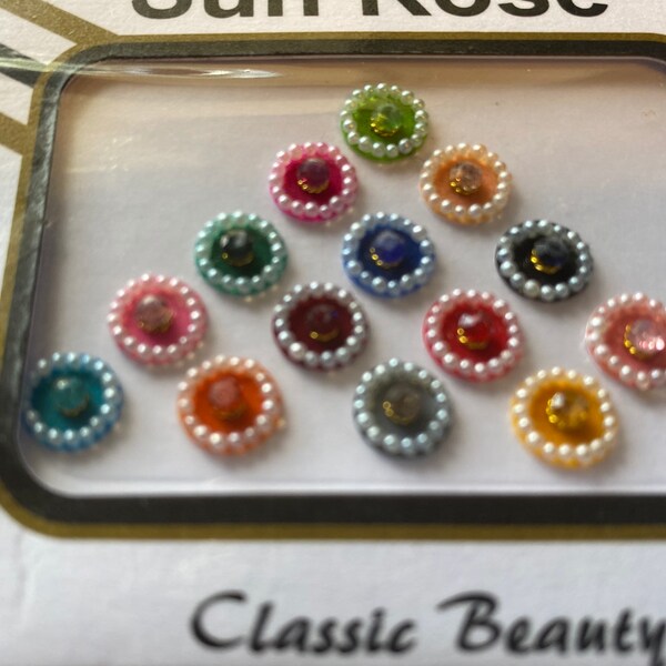 Multicolored Round Bindi