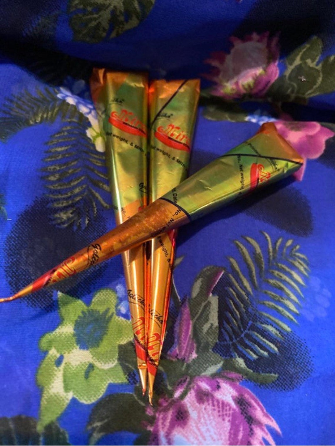 3 X Mirchi Red Henna Cones Temporary Tattoo Body Art Mehndi Etsy