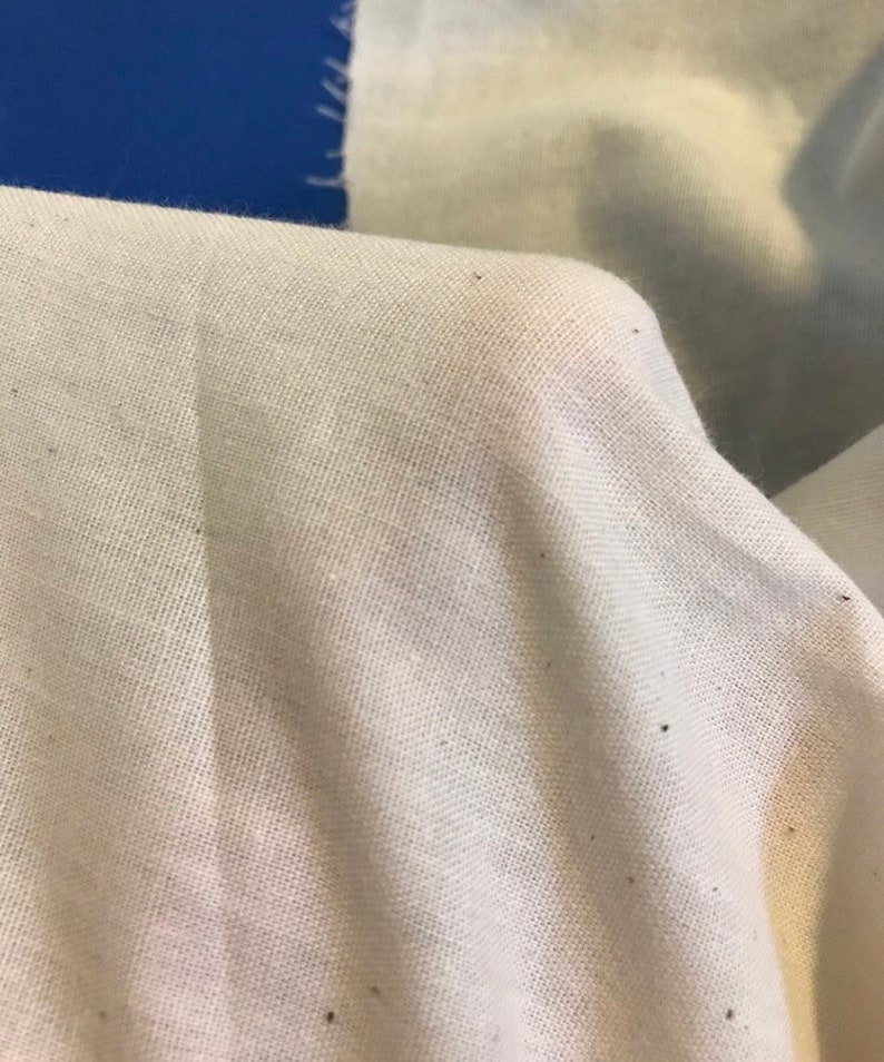 Natural Muslin Cotton Fabric by the Yard or Fat Quarter in Etsy