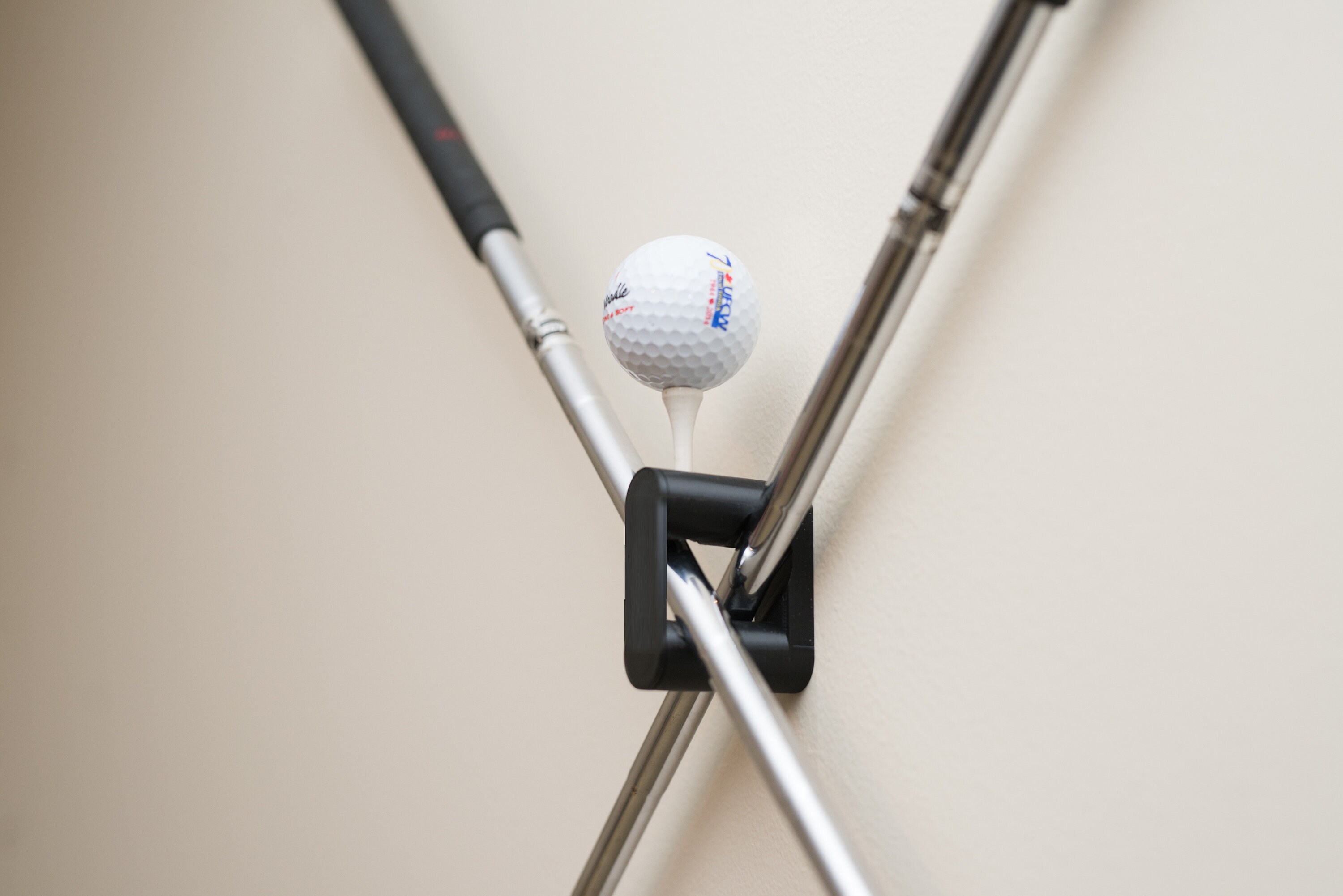 Golf Club Crossed Wall Hanger Bracket Etsy