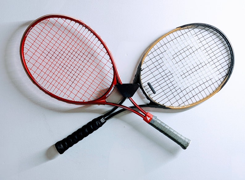 Lot D’étiquettes Vintage Spalding – Stock Mort – écussons Tennis Raquette – Années 40