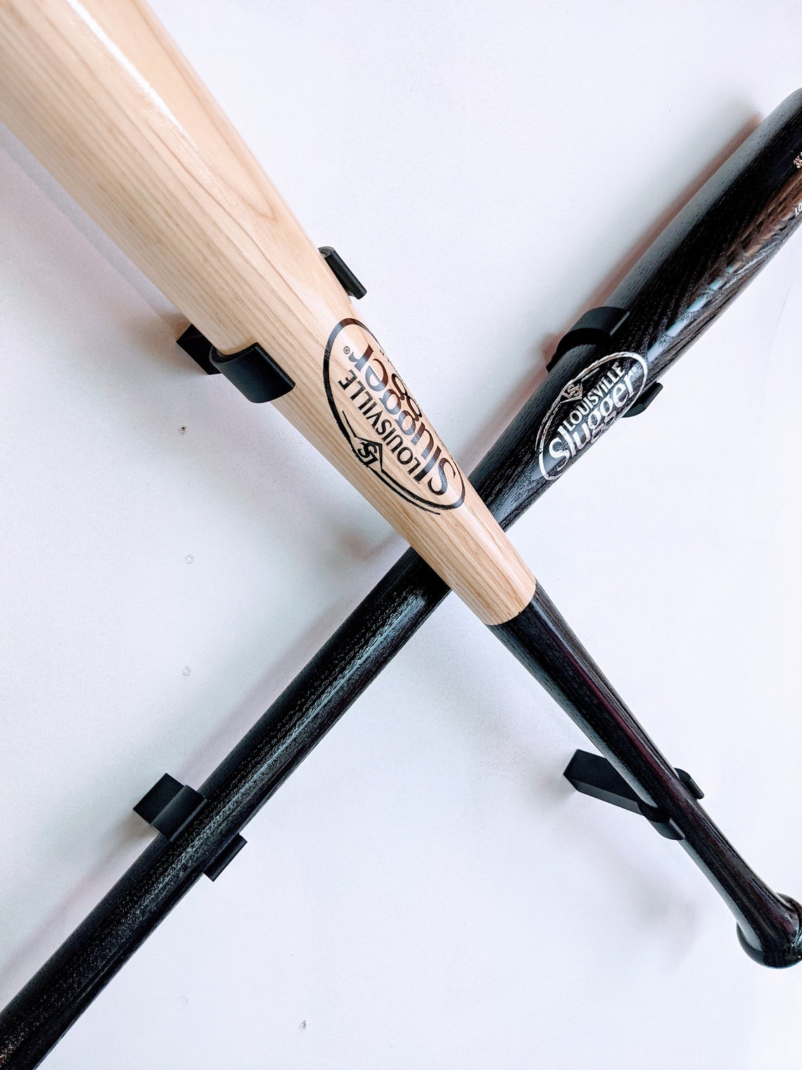 Crossed Baseball Bat Wall Mount Etsy