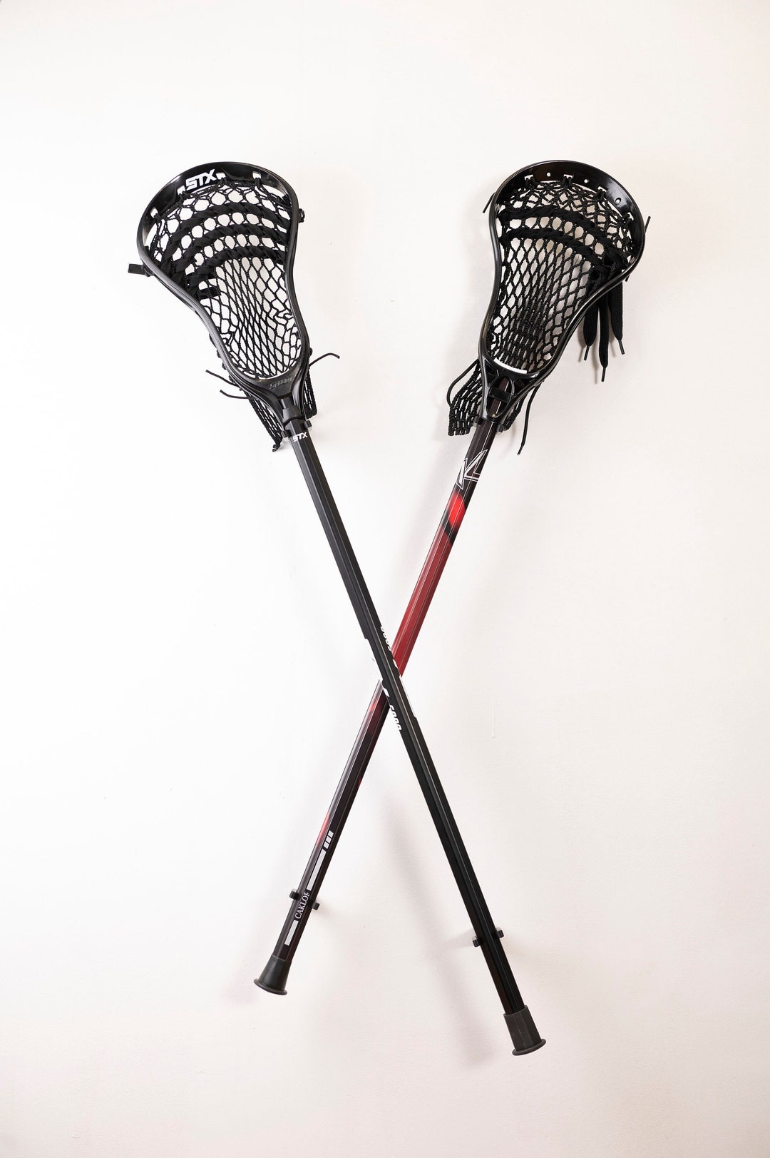 Crossed Lacrosse Stick Wall Mount Etsy
