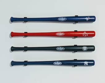 Baseball Mini Bat Muur hanger Beugels (set van 4)