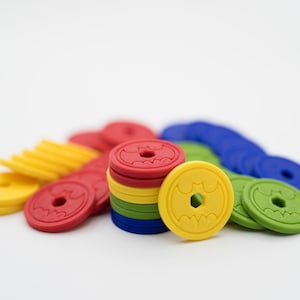 Toy Discs work with Imaginext Toys such as Batbot Xtreme (pack of 10)