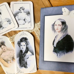 Victorian junk journal victorian style journal Jane Austen digital download victorian ephemera scrapbooking collage sheet printable paper