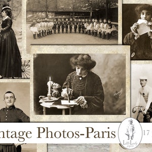 French Paris Junk Journal Vintage Photographs Digital Victorian Photos French Paris Junk Journal Vintage Photographs Digital Victorian Photos