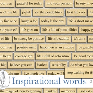 label words printable words junk journaling ephemera words scrapbooking