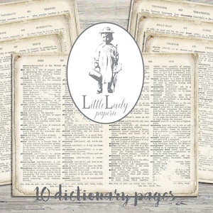 dictionary junk journal pages printable dictionary scrapbooking digital collage sheet dictionary ephemera printable journal