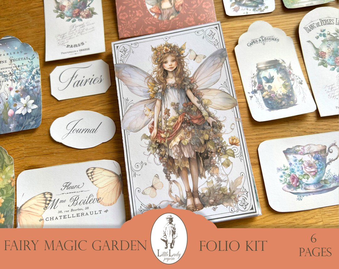 Fairy Junk Journal Kit, Magic Garden Printable (digital) - Etsy