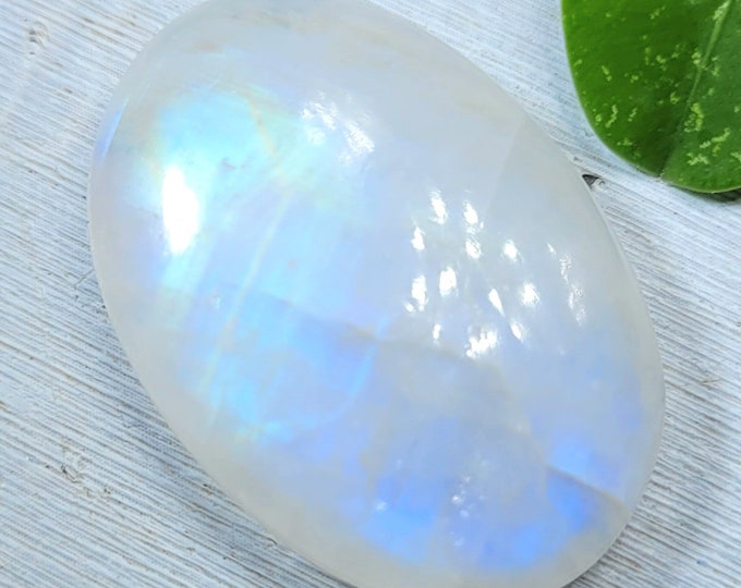 Rainbow Moonstone Cabochon, Moonstone Cabochon, Wire wrapping, Jewelry Making, Oval Cabochon Moonstone, FL11