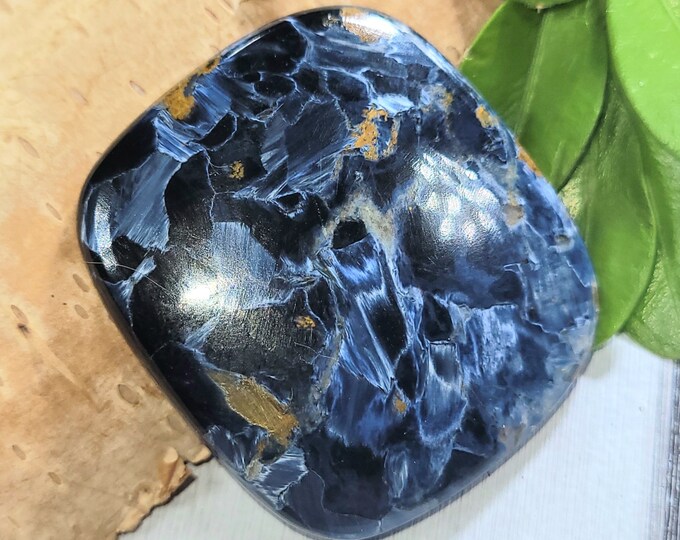 Pietersite Cushion Cabochon, High Quality Pietersite Cushion Cabochon, 45.50ct, Wire Wrapping, Weaving, Pendant, Gift for Her, FA38
