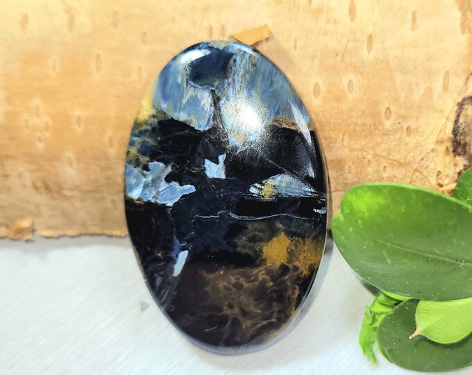 Pietersite Oval Cabochon, High Quality Pietersite Oval Cabochon, 32.50ct, Wire Wrapping, Weaving, Pendant, Gift for Her, FA25