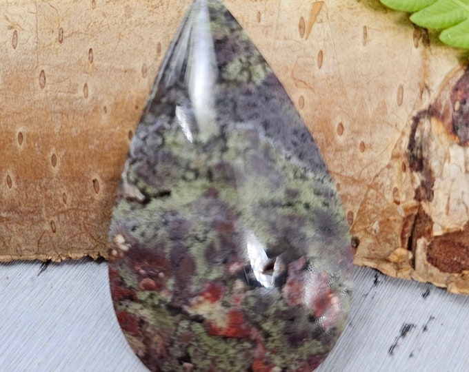 Moss Agate Cabochon, Scenic Moss Agate cabochon, Moss Agate Cabs, Moss Agate Scenic Cabochons, Green and Red Moss Agate Cabochons FK26
