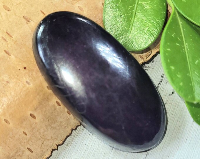 Purpurite Cabochon, Oval Purpurite Cabochon, Wire Wrapping, Weaving, Use as Pendant, Premium Grade Purpurite, Gift for Her, FN27