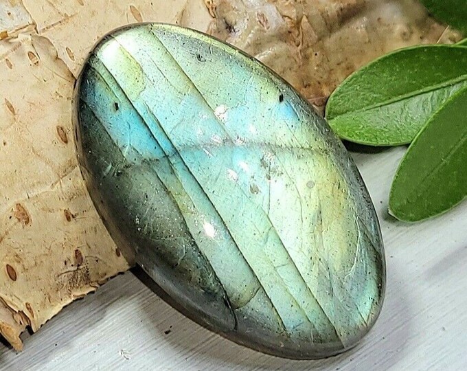 Multi Color Flash Labradorite Cabochon, Labradorite Oval Cabochon 30ct, Labradorite Cabochon,  Wire Wrapping, Weaving, Pendant, AJ34