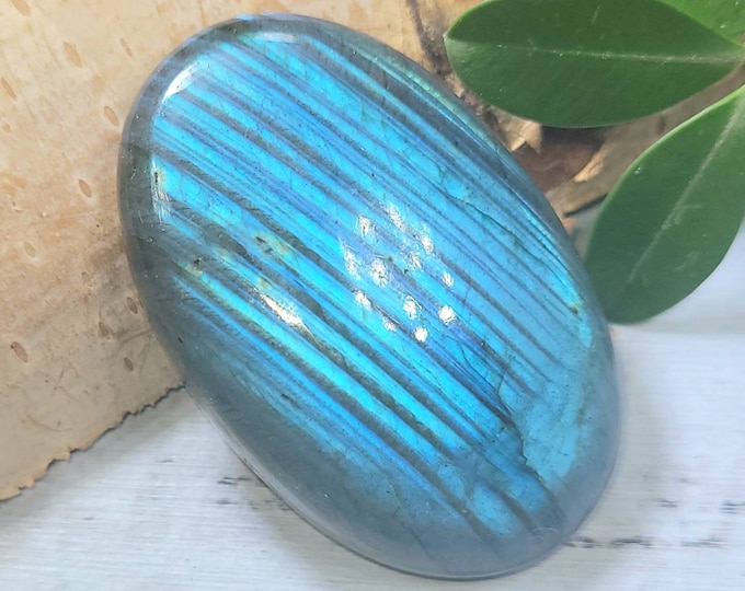 Blue Flash Labradorite Cabochon,Labradorite Oval Cabochon 70ct, Labradorite Cabochon,  Wire Wrapping, Weaving, Pendant, Collector CR22