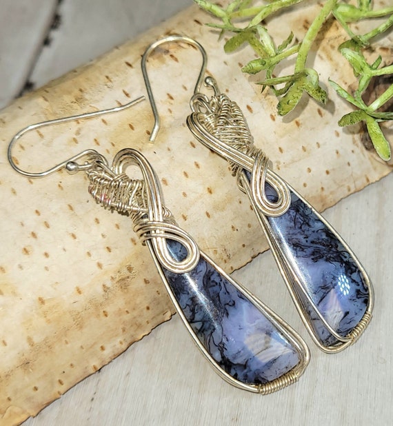 Orecchini a filo con cubi di cristallo SWAROVSKI, orecchini a filo, orecchini a catena lunga, filo per orecchini, argento sterling 925, regalo di Natale - Italia