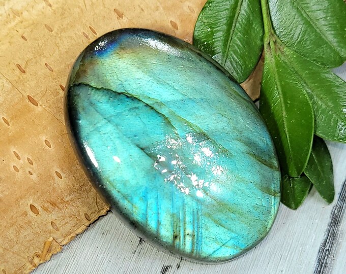 Natural Premium Grade Multi Flash Labradorite Oval Cabochons 62ct, Wire Wrapping, Weaving, Pendant or Ring FN20