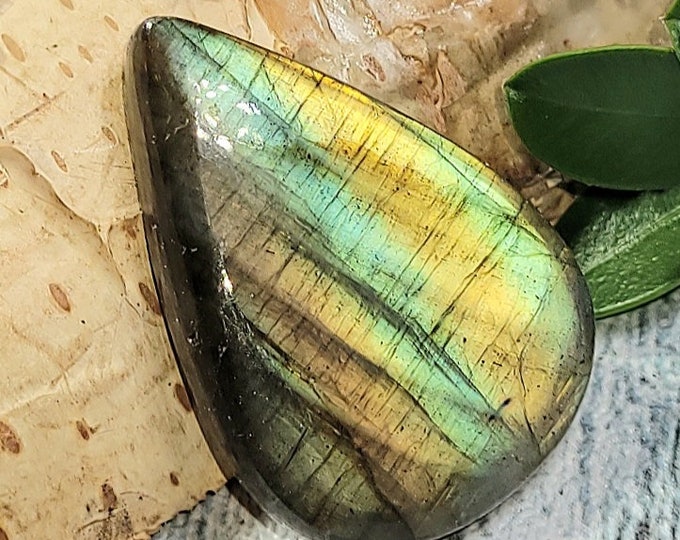 Natural Multi-Flash Labradorite Mixed Cabochons 115ct 4 Stone Lot Wire Wrapping, Weaving, Pendant or Ring AK15
