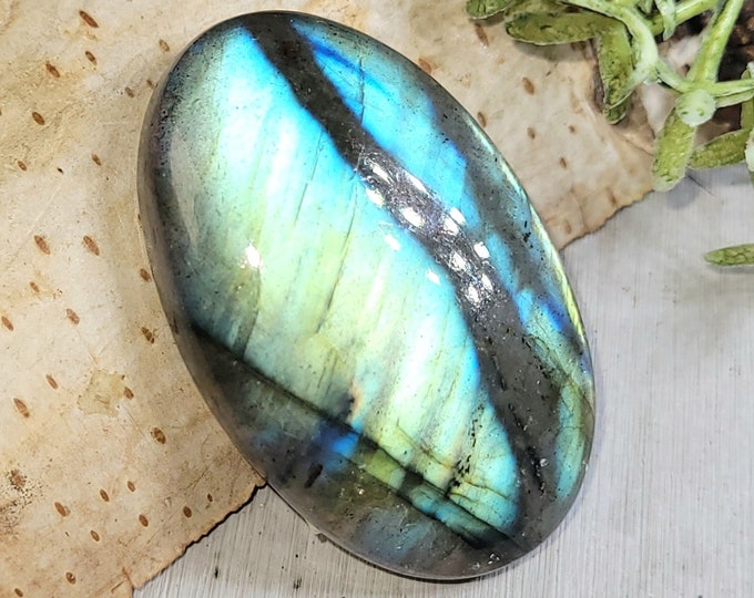 Multi Color Flash Labradorite Cabochon, Labradorite Oval Cabochon 49ct, Labradorite Cabochon,  Wire Wrapping, Weaving, Pendant, HK12