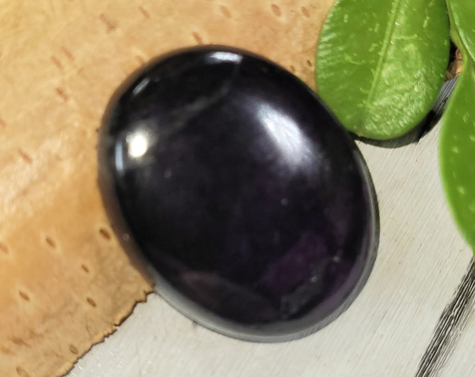 Purpurite Cabochon, Oval Purpurite Cabochon, Wire Wrapping, Weaving, Use as Pendant, Premium Grade Purpurite, Gift for Her, FN25