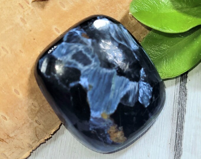 Pietersite Cushion Cabochon, High Quality Pietersite Cushion Cabochon, 26.50ct, Wire Wrapping, Weaving, Pendant, Gift for Her, FA43