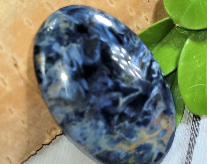 Pietersite Oval Cabochon, High Quality Pietersite Oval Cabochon, 22ct, Wire Wrapping, Weaving, Pendant, Gift for Her, FA41