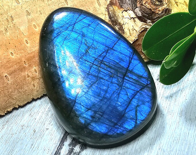 Natural Premium Grade Multi Flash Labradorite Oval Cabochon 69.50ct 1 Stone Wire Wrapping, Weaving, Pendant or Ring BA03